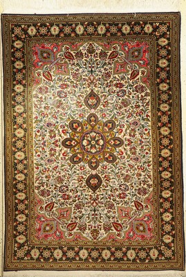 Ghom Kork, Persien, ca. 30 Jahre, Korkwolle, ca. 195 x 138 cm, EHZ: 2