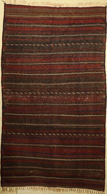 Belutsch Kelim alt, Persien, um 1920, Wolleauf Wolle, ca. 300 x 177 cm, EHZ: 3