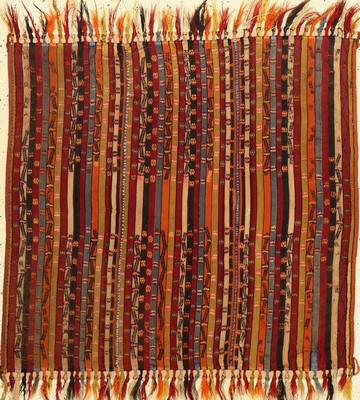 Anatolischer Djajim alt, Anatolien, um 1940, Wolle auf Wolle, ca. 98 x 94 cm, EHZ: 3