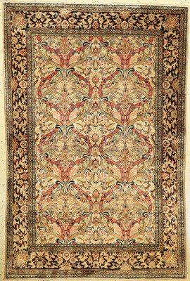 Seiden Ghom alt, Persien, ca. 50 Jahre, reine Naturseide, ca. 160 x 106 cm, EHZ: 2