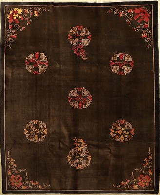Peking alt, China, um 1940/1950, Wolle auf Baumwolle, ca. 294 x 245 cm, EHZ: 3