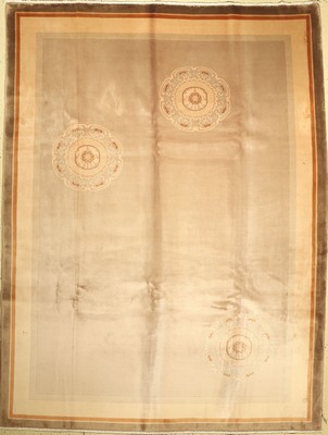 Peking alt, China, um 1940/1950, Korkwolle,ca. 350 x 265 cm, dekorativ, EHZ: 3