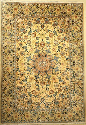 kaschmar alt, Persien, ca. 50 Jahre, Wolle auf Baumwolle, ca. 340 x 238 cm, EHZ: 2-3