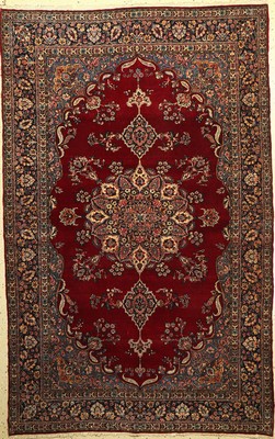 Kerman Ravar antik, Persien, um 1910, Korkwolle, ca. 220 x 140 cm, EHZ: 3