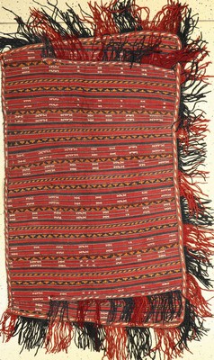 Pferdedecke alt, Turkmenistan, um 1920, Wolle auf Wolle, ca. 135 x 82 cm, EHZ: 2-3