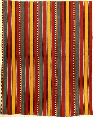 Uzbek Djajim alt, Uzbekistan, um 1930, Wolle auf Wolle, ca. 190 x 153 cm, EHZ: 2-3