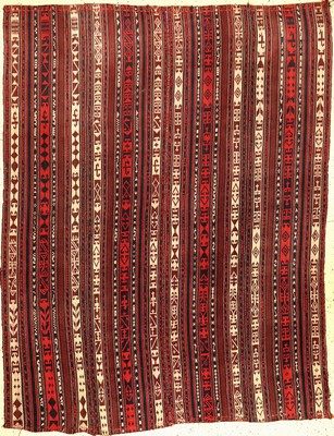 Djajim alt, Persien, ca. 60 Jahre, Wolle auf Wolle, ca. 190 x 146 cm, EHZ: 2-3