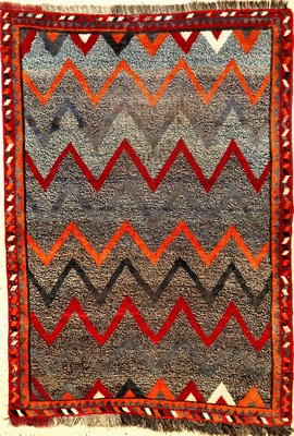 Gabbeh alt, Persien, ca. 60 Jahre, Wolle auf Wolle, ca. 165 x 118 cm, EHZ: 3