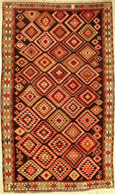 Schirwan alt, Kaukasus, um 1930, Wolle auf Wolle, ca. 200 x 120 cm, EHZ: 3-4