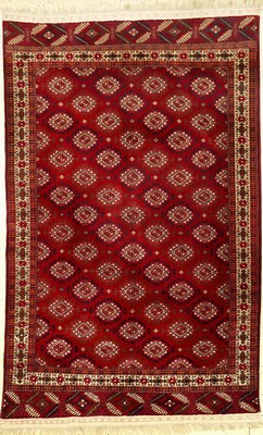 Bochara fein, Rußland, ca. 40 Jahre, Wolle auf Wolle, ca. 250 x 163 cm, feine Knüpfung, dekorativ, EHZ: 2