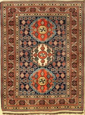 Azeri Schirwan, Azerbaijan, ca. 50 Jahre, Wolle auf Wolle, ca. 190 x 142 cm, EHZ: 2