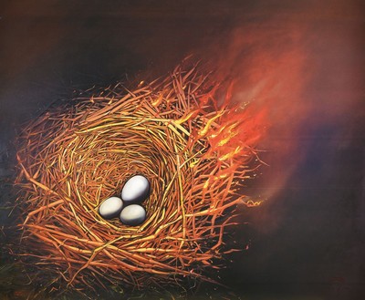 Bruno Bruni, geb. 1935, La Fine, Farboffset, handsigniert, ca. 91.5x108cm