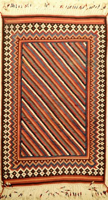 Seltener Bachtiari Kelim alt, Persien, um 1930, Wolle auf Wolle, ca. 175 x 108 cm, feineQualität, dekorativ, selten, EHZ: 2, gute Farben, ...