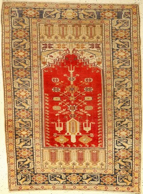 Feiner Kaisery antik, Türkei, um 1890, Wolle auf Baumwolle, ca. 173 x 130 cm, Transsylvanisches Muster, EHZ: 3