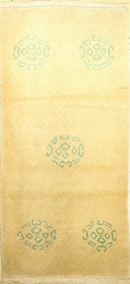 Nepal fein, Nepal, ca. 30 Jahre, Wolle auf Baumwolle, ca. 194 x 93 cm, EHZ: 2