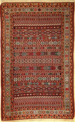 Sumakh, Persien, ca. 40 Jahre, Wolle auf Wolle, ca. 203 x 128 cm, EHZ: 2