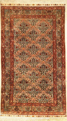 China Seide, ca. 40 Jahre, reine Naturseide, ca. 158 x 93 cm, EHZ: 2