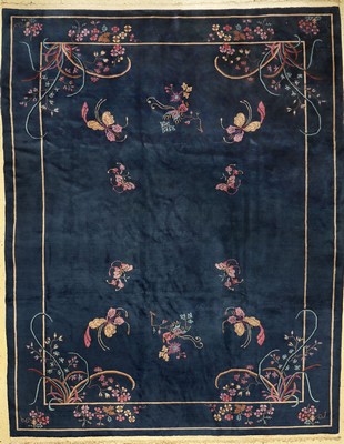 Peking antik, China, um 1920, Wolle auf Baumwolle, ca. 345 x 274 cm, EHZ: 3-4