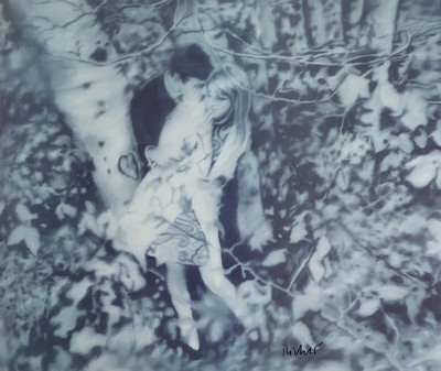 Gerhard Richter, geb. 1932, "Lovers in the Forest" 1995, Herausgeber : The Israel Museum Tel Aviv, Jerusalem, 1995 handsigniert, lim. ...