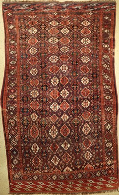 Großer Tschaudor "Hauptteppich" antik (Ertmen Güls), Turkmenistan, 19.Jhd., Wolle auf Wolle, ca. 372 x 224 cm, EHZ: 4.