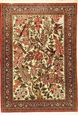 Ghom Kork, Persien, ca. 30 Jahre, Korkwolle, ca. 156 x 111 cm, EHZ: 2. Feine Qualität