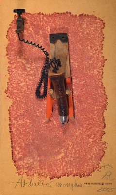 Peter Schrader, geb. 1988 in Dessau, Asthalter anonym unten rechts sign. und dat. 2005, gesamt ca. 84x53 cm