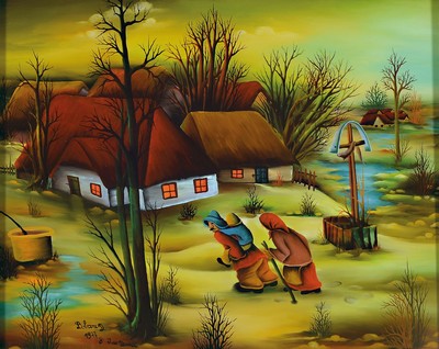 Dragan Bobovec, geb. 1950 Gola/Kroatien, bekannter Vertreter der naiven Kunst, verzeichnet in N. Tomasevic: Yugoslav Naive Art, zahlreiche auch ...