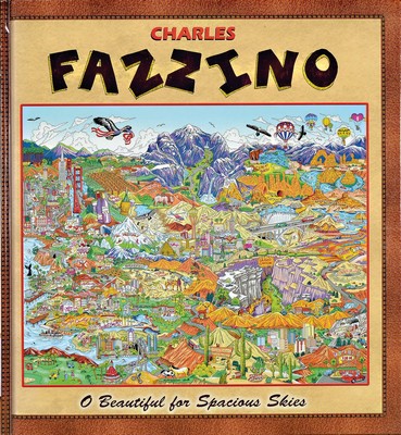Charles Fazzino , Buch, Zeichung im Buch, handsign.,num. 22/200, ca. 31x29 cm