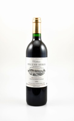 11 Flaschen 1994 Chateau Rauzan-Segla, Margaux, je ca. 75 cl, 12,5 % Vol., Füllstände: je ca. into neck, hervorragende Erhaltungszustände, ...