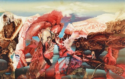 Erzsebet Marko, geb. 1948, Studium an der Akademie Budapest, hier: Strand, rückseitig so betitelt, Öl/Hartfaser, signiert, ca. 55x85cm, R.
