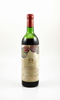 1 Flasche 1978 Chateau Mouton Rothschild, Pauillac, Premier Grand Cru Classe, ca. 75 cl,Füllstand: ca. lower mid shoulder, Etikett min. beschmutzt, ...