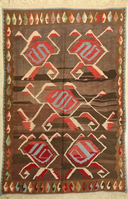 Kelim alt, Türkei, ca. 50 Jahre, Wolle auf Wolle, ca. 208 x 135 cm, EHZ: 2-3