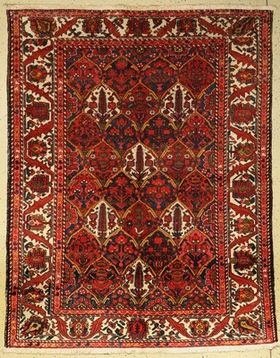 Bachtiar alt, Persien, um 1940, Wolle auf Baumwolle, ca. 200 x 159 cm, EHZ: 3-4
