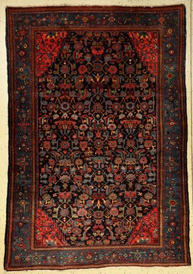 Hamadan alt, Persien, um 1940, Wolle auf Baumwolle, ca. 206 x 144 cm, EHZ: 2-3