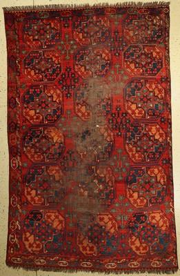 Ersari Hauptteppich antik, Fragment, Turkmenistan, 19.Jhd., Wolle auf Wolle, ca. 259 x 160 cm, EHZ: 5