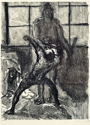 Max Slevogt, 1868-1932, Lithographie, handsigniert, ca. 19x14cm