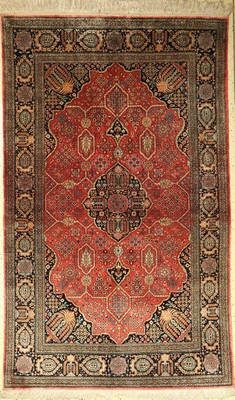 Ghom Seide, Persien, ca. 40 Jahre, reine Naturseide, ca. 219 x 135 cm, EHZ: 2