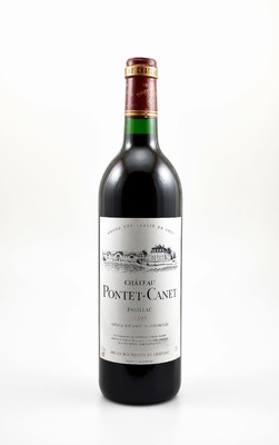 1 Flasche 1993 Chateau Pontet-Canet, Pauillac, ca. 75 cl, 12,5 % Vol., Füllstand: ca. into neck, sehr guter Erhaltungszustand, unverkostet, ...