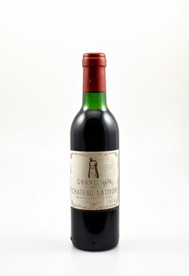1 halbe Flasche 1981 Chateau Latour, Pauillac, Premier Grand Cru Classe, ca. 37,5 cl, Füllstand: ca. top shoulder, unverkostet, Provenienz: Aus ...