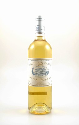 2 Flaschen 2005 Pavillon Blanc du Chateau Margaux, Margaux, je 75 cl, 14 % Vol., Füllstände: je into neck, hervorragende Erhaltungszustände, ...