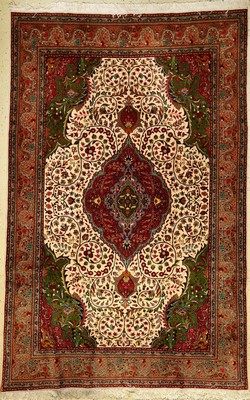 Täbriz, Persien, ca. 50 Jahre, Wolle auf Baumwolle, ca. 303 x 198 cm, EHZ: 2