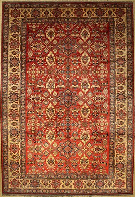 Kazak, Pakistan, ca. 30 Jahre, Wolle auf Baumwolle, ca. 351 x 240 cm, EHZ: 2