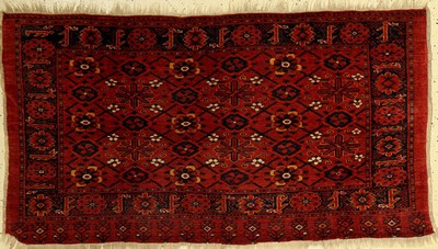 Ersari Tschowal, Turkmenistan, Ende 19.Jhd,Wolle auf Wolle, ca. 166 x 88 cm, EHZ: 3
