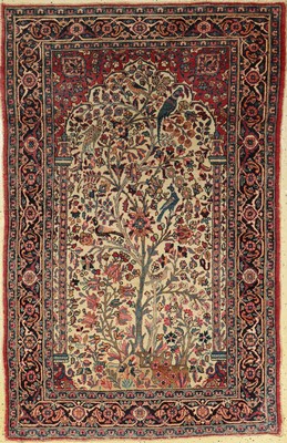 Mesched "Lebensbaum" alt, Persien, um 1930,Wolle auf Baumwolle, ca. 200 x 128 cm, EHZ: 3-4