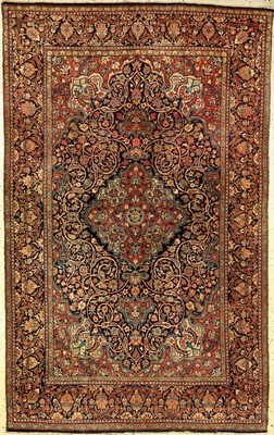 Ghaswin antik, Persien, um 1900, Korkwolle,ca. 218 x 135 cm, EHZ: 2-3