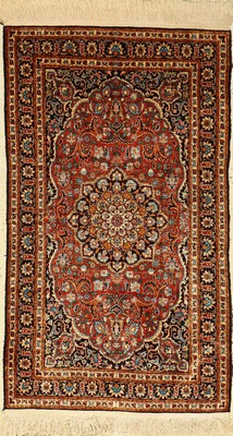 Seiden Kaschmir, Indien, ca. 30 Jahre, Seide Baumwolle, ca. 130 x 75 cm, EHZ: 2