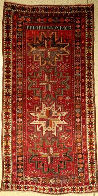 Karabagh, Kaukasus, 1911 datiert, Wolle aufBaumwolle, ca. 257 x 137 cm, EHZ: 4