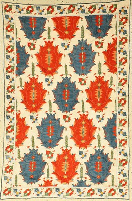 Buchara Stickerei, ca. 20 Jahre, Seide, ca.120 x 83 cm, EHZ: 2