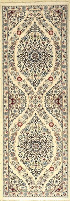 Nain fein, Persien, ca. 15 Jahre, Korkwollemit Seide, ca. 147 x 52 cm, EHZ: 2