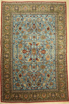 Ghom Kork, Persien, ca. 60 Jahre, Korkwollemit Seide, ca. 254 x 170 cm, EHZ: 3